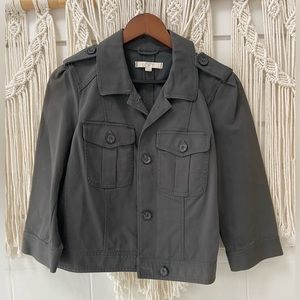 LOFT OLIVE GREEN MILITARY JACKET